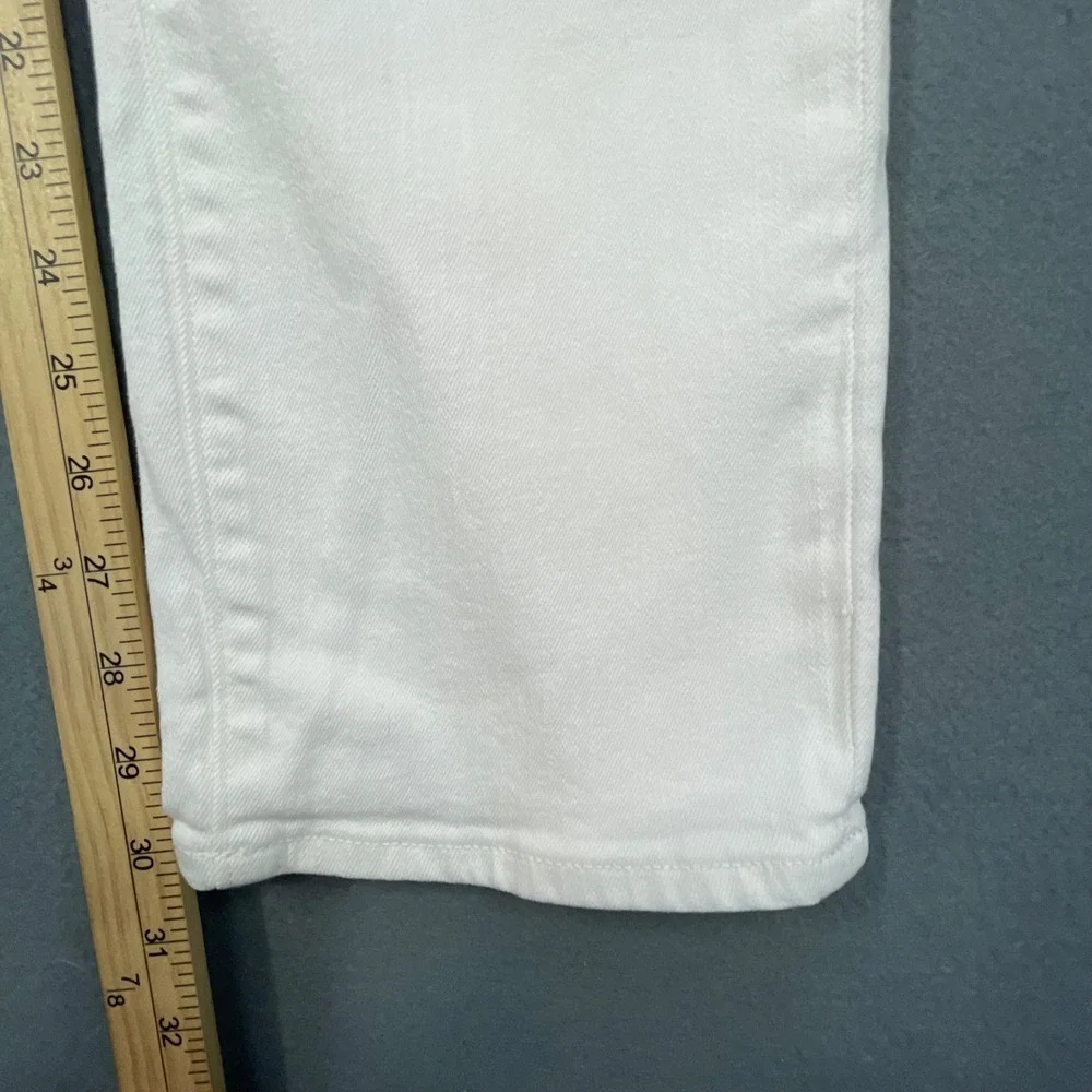 J.Crew White Flex Slim Fit Denim Jeans Mens 36x32 Stretch Preppy